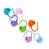 1set Color Plastic Locking Stitch Markers Marker Buckle