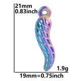 5pcs Stainless Steel Chili Charms Pendant For Jewelry