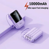 50000mAh Mobile Power Supply With BuiltIn Cable 66W