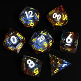 Mini Planet New Design Liquid Core Dice Set