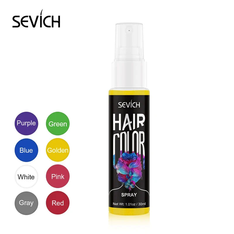 Sevich 8 Colors 30ml Hair Dye Spray Disposable