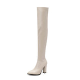 Sexy Thigh High Boots Women Autumn Winter Elastic