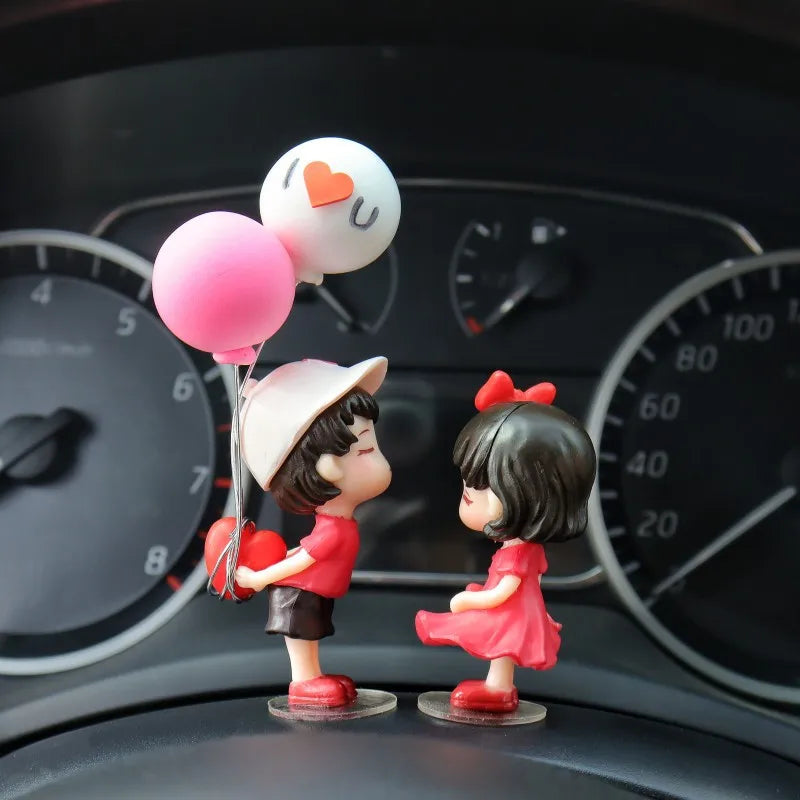 Anime Couples For Car Ornament Model Cute Kiss
