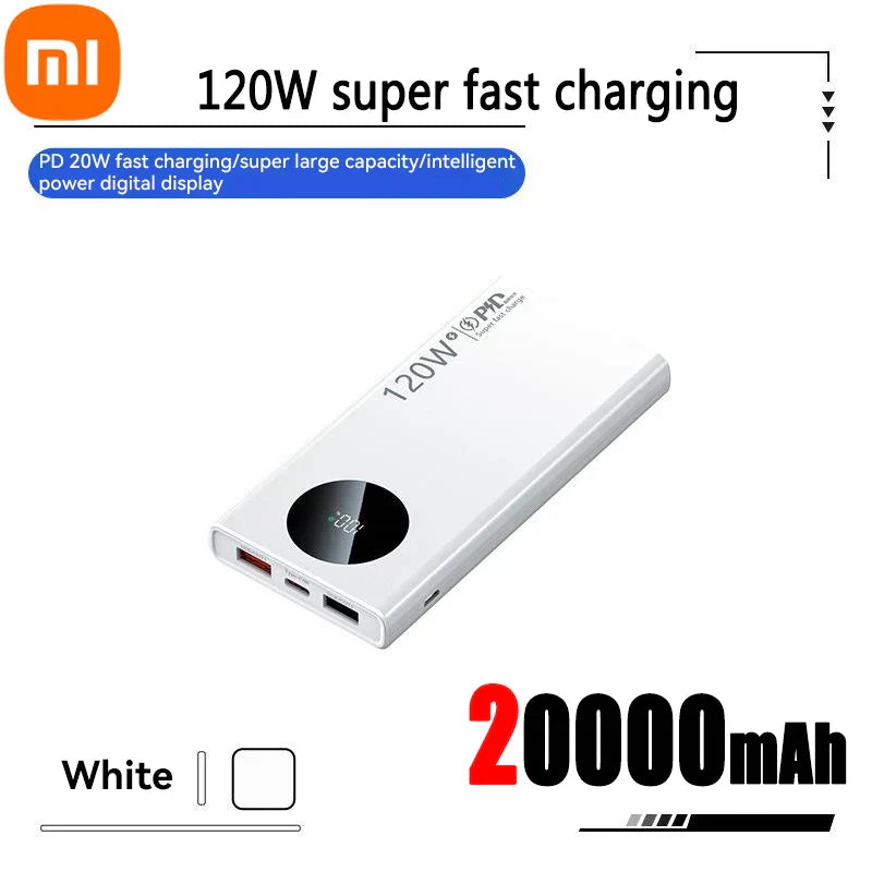 Xiaomi 120W Super Fast Charging 50000mAh Thin and