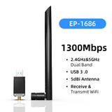 EDUP 1300Mbps Mini USB WiFi Adapter Dual Band