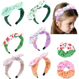 ncmama 2Pcs New Avocado Print Hairbands For Kids