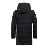 Winter Thick Warm Jacket Men Oversized Long Cotton