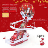 New Santa Claus Climbing Stairs Early Education Electric