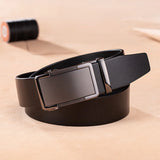 BISON DENIME Male Belts Automatic Alloy Buckle Business