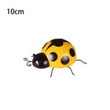 3D Metal Ladybugs Wall Mounted Decor Garden Creative