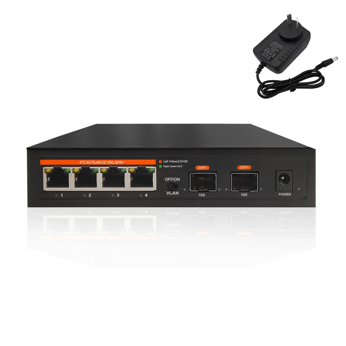 2.5G Network Ethernet Switch Unmanaged LAN Hub VLAN