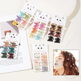 Hair Accessories For Women 6Pcs/Set Mini Crab Hair