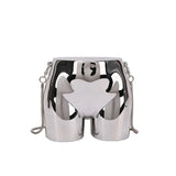 Niche Design Silver Lipstick Pouch Women Luxury evening