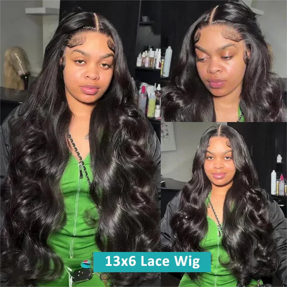 180% 30 34 Inch Body Wave 13x4 HD