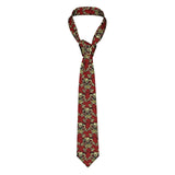 Mens Tie Classic Skinny Haloween Scary Skull Neckties
