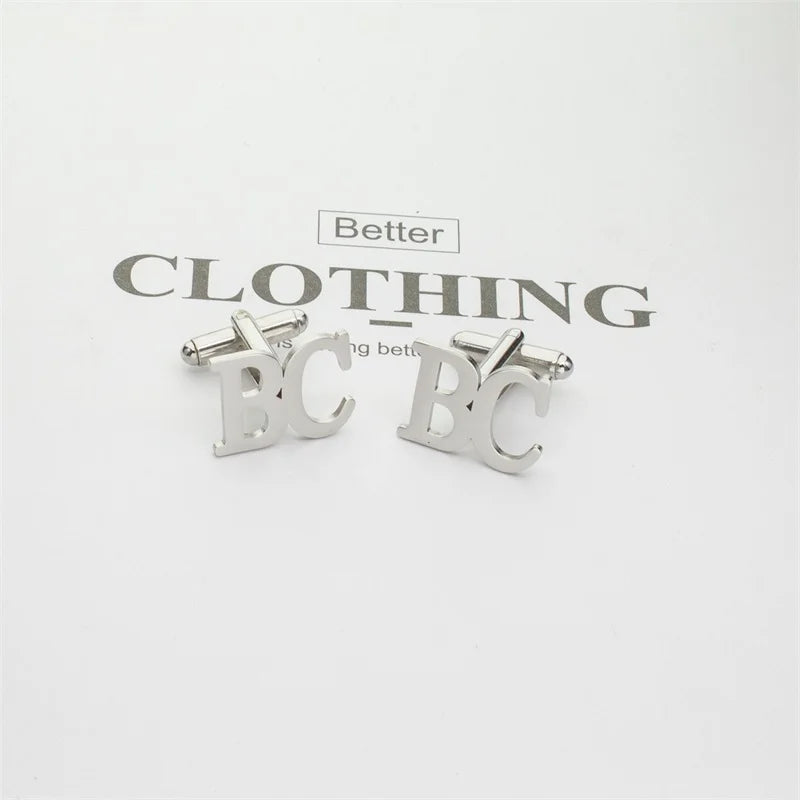 Personalized Engraved Tie ClipCufflinks for Men Customized DIY