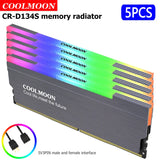 COOLMOON CR-D134S RAM Heat Spreader 5V 3PIN Male/Female