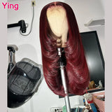 Ying Hair Dark Burgundy 13x4 Lace Front Wig