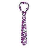 Mens Tie Classic Skinny Haloween Scary Skull Neckties