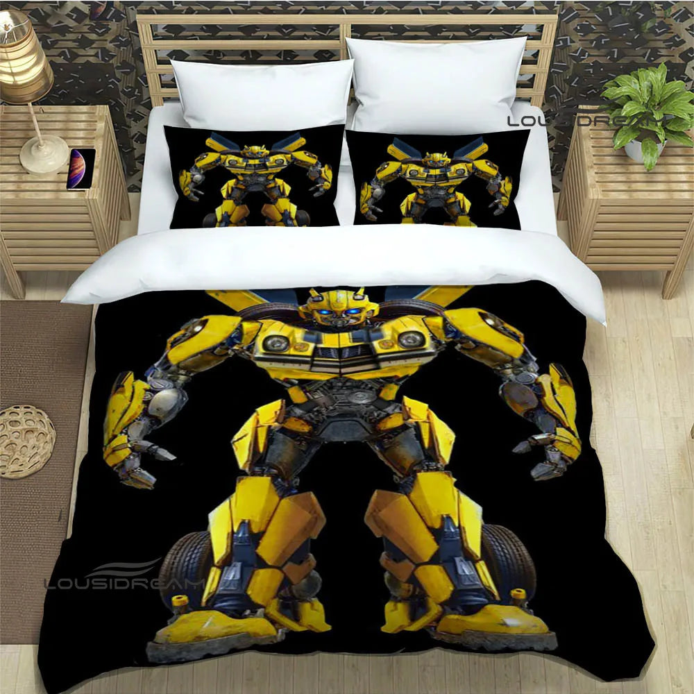 T-Transformers Cartoon Bedding Sets exquisite bed supplies set