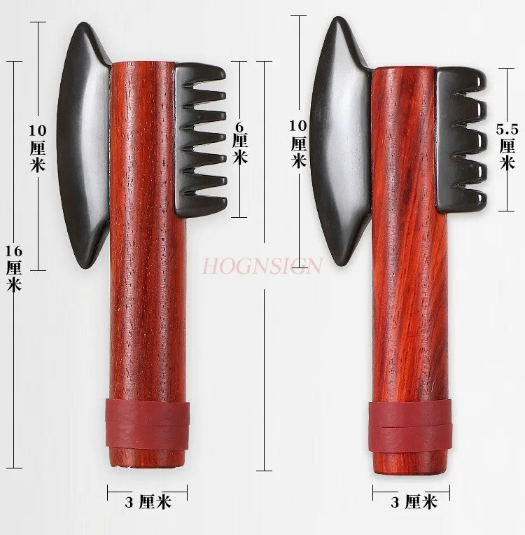 Electric heating Bianstone warm moxibustion instrument scraping knife