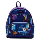 Disney Cinderella PU Leather Women Backpack Stitch Cartoon