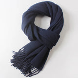 100 Wool Scarf for Men Cashmere Wool Scarf