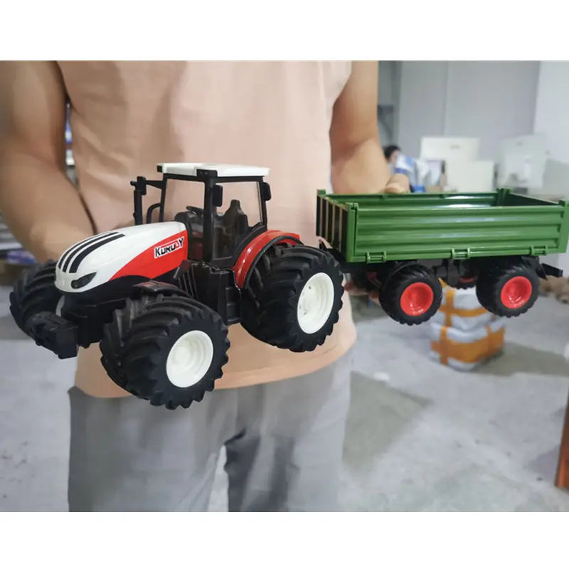 RC Farm Car Tractors Trailer 2.4G Radio Controlled