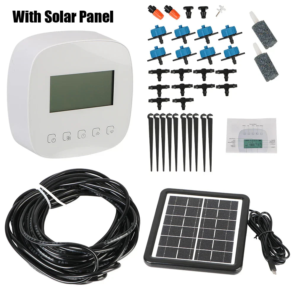 WiFi Tuya with Solar Panel Digital Watering Irrigation