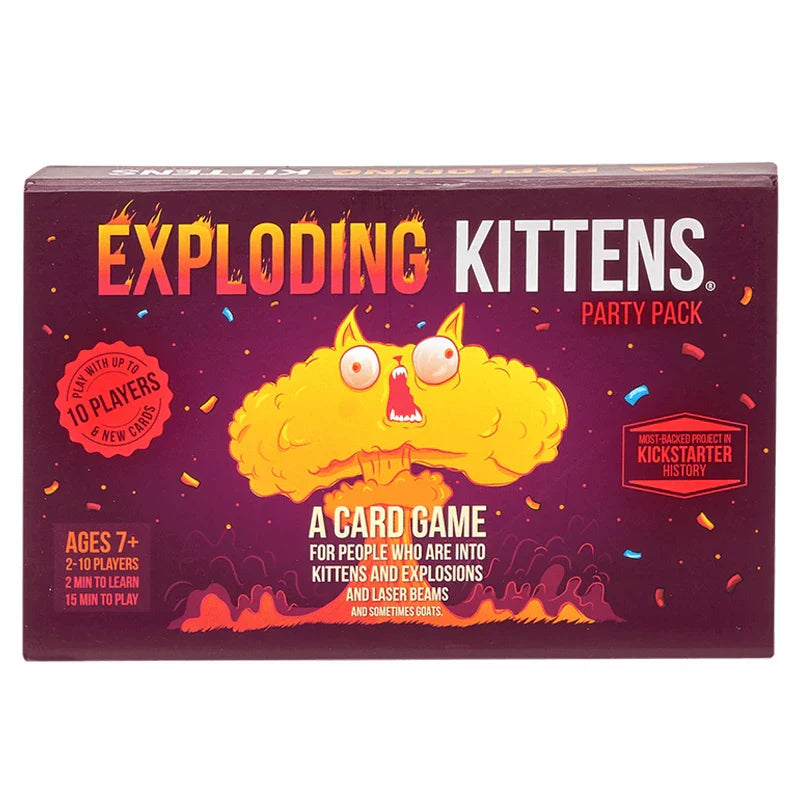 Exploding Kittens 4 in 1 Set Family Party