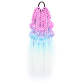 Bubbles Jumbo Braid Synthetic Kanekalon Hair Tinsel Wire