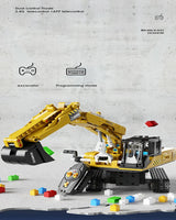 686PCS Bricks Model RC Excavator Building Blocks Set