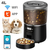 Automatic Pet Feeder 4L Capacity Smart Timer Tuya