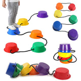 Montessori Rainbow Balance Stone Sensory Integration Training Toys