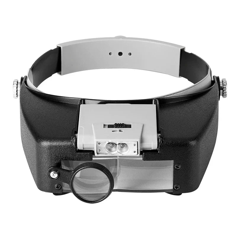 Head-Mounted Magnifier LED Illumination 1.5X 3X 8.5X 10X