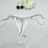 Customised Thong Sexy Rhinestone Waist Chain 2Pc/Sets Custom