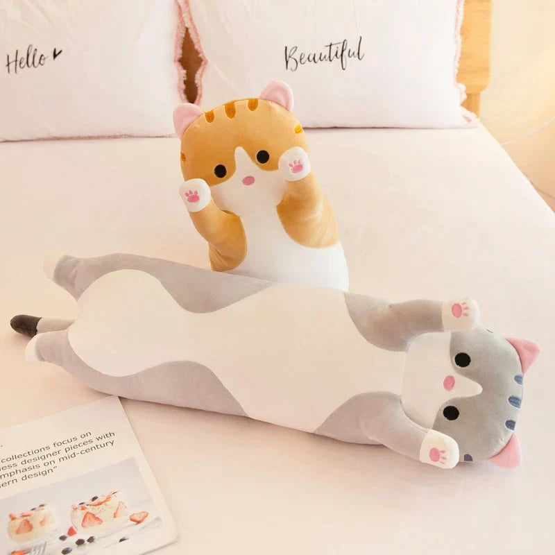 50-130CM Plush Toys Cute Animal Cat Creative Long