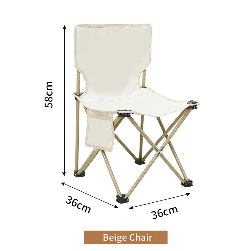 Outdoor Portable Folding Chair Foldable Car Outdoor Chair