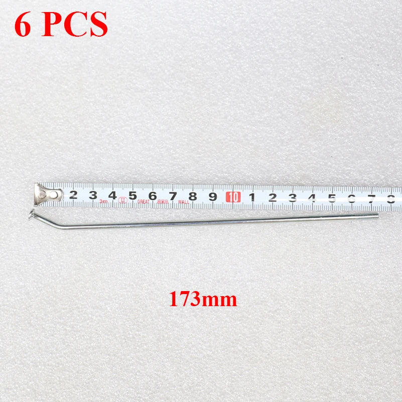 6PCS Spokes Wire Circle Nipples 18 19 21