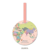 Fashion Map Luggage Tag Silica Gel Suitcase ID