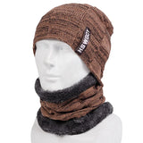 Winter Beanie Hats Scarf Set Warm Knit Hat