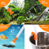 Aquarium Gravel Cleaner Fish Tank Cleaner Vacuum Regulating