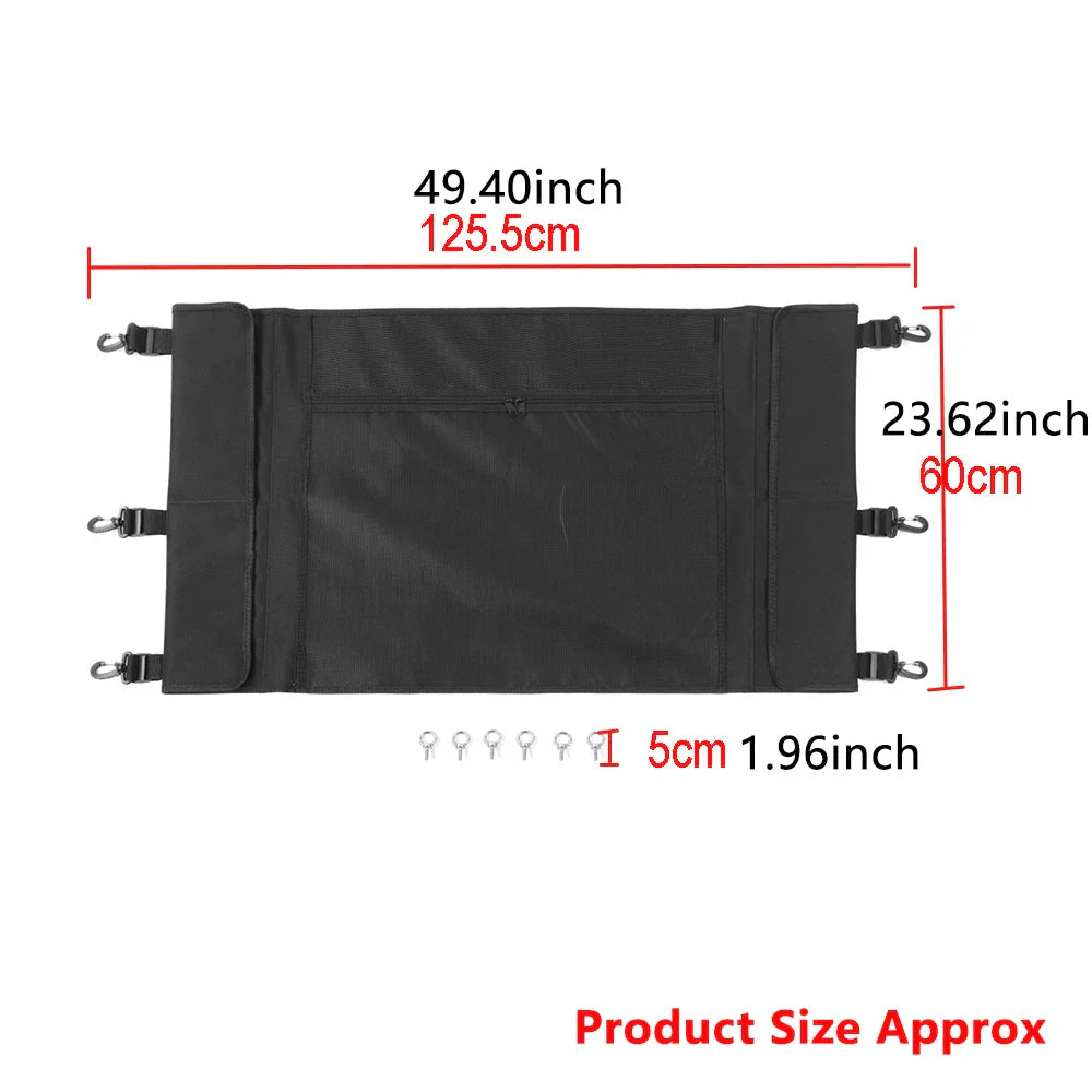 Car Rear Trunk Storage Curtain Cover Bag Net