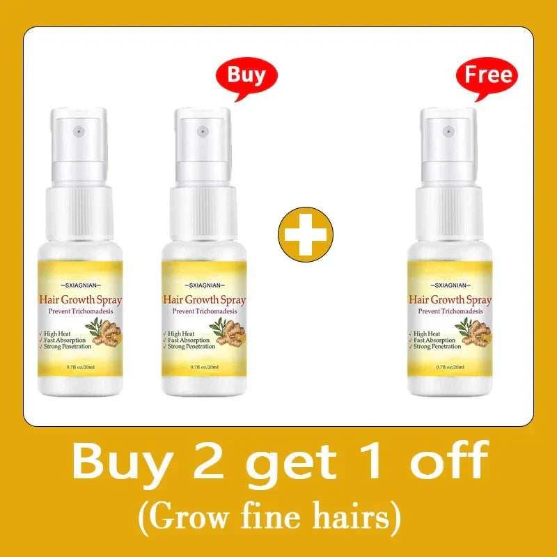 Ginger Fast Hair Growth Serum Spray Regrowth Oil