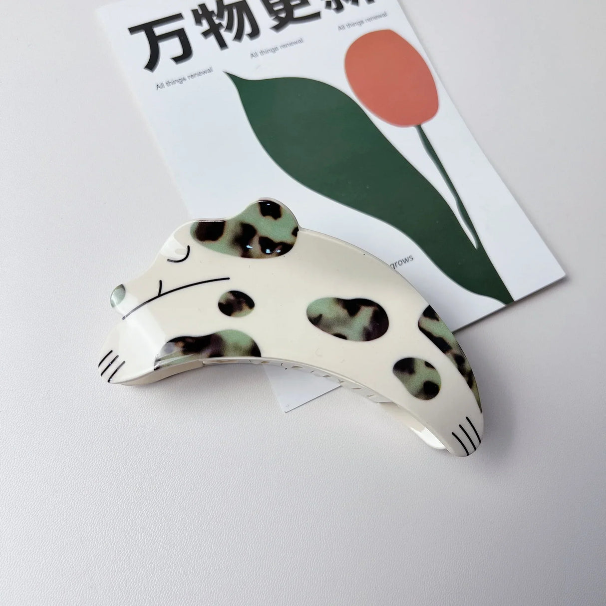 Cartoon Dalmatian Dog Shape Animal Hair Claw For