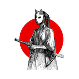 13cm For Samurai Warrior Car Accessories Sticker ScratchProof