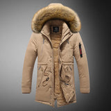 2023 Mens Winter New Windproof Warm Thick Fleece