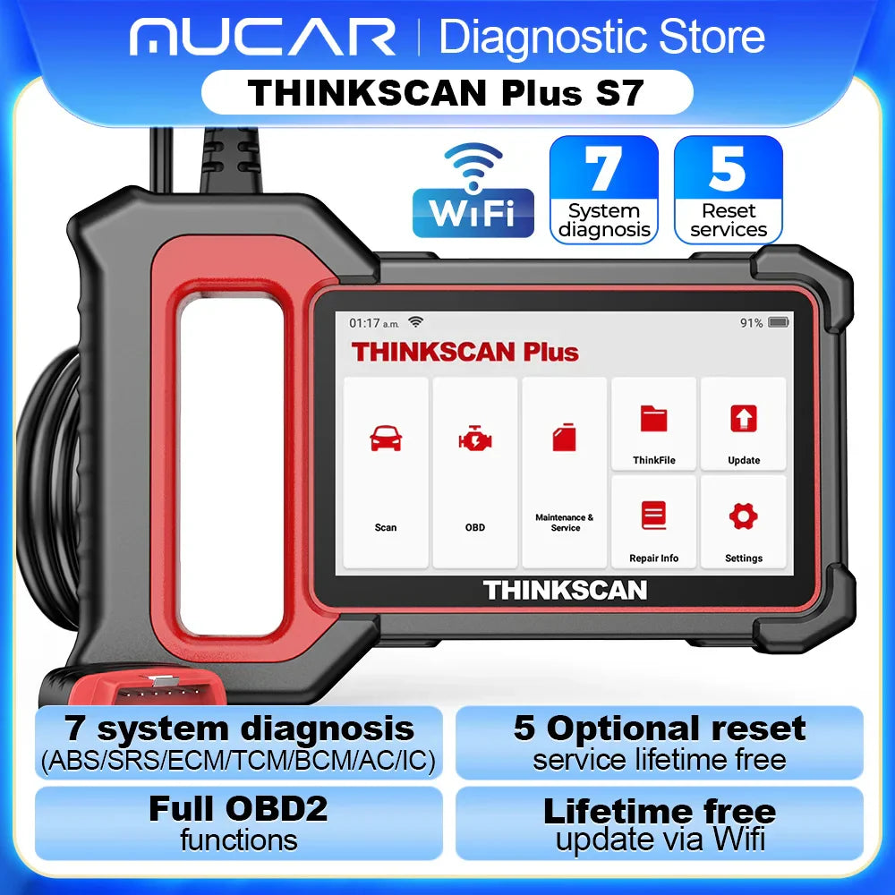 THINKCAR Thinkscan Plus S7/S6/S4 OBD2 Diagnostic Tools Transmission