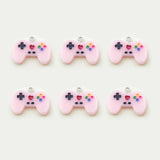 Randomly 610Pcs Colorful Resin Game Controller Charms Pendants