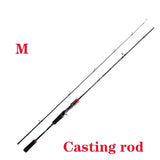 3 Tips Bass Fishing Rod Carbon Fiber Spinning/Casting